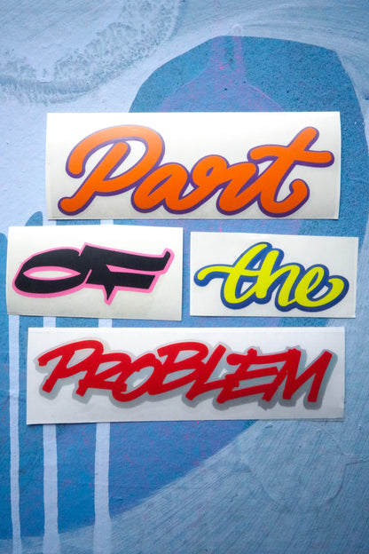 STOHEAD | POTP CLUSTER STICKER SET | MULTICOLOR