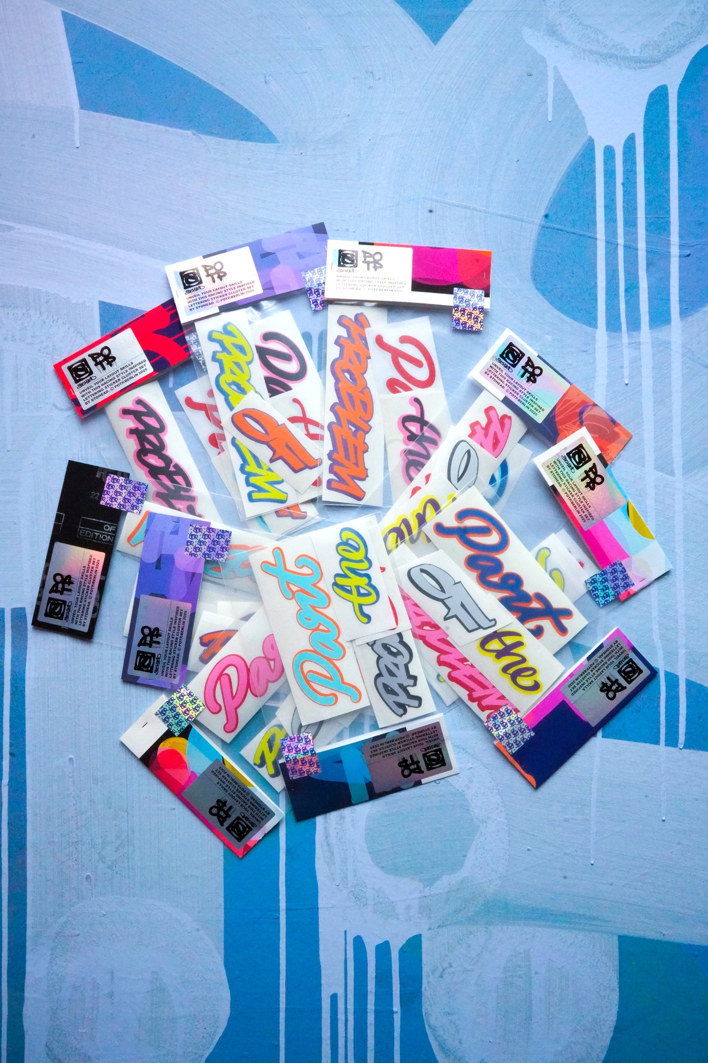 STOHEAD | POTP CLUSTER STICKER SET | MULTICOLOR