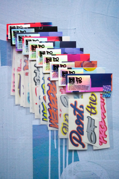 STOHEAD | POTP CLUSTER STICKER SET | MULTICOLOR
