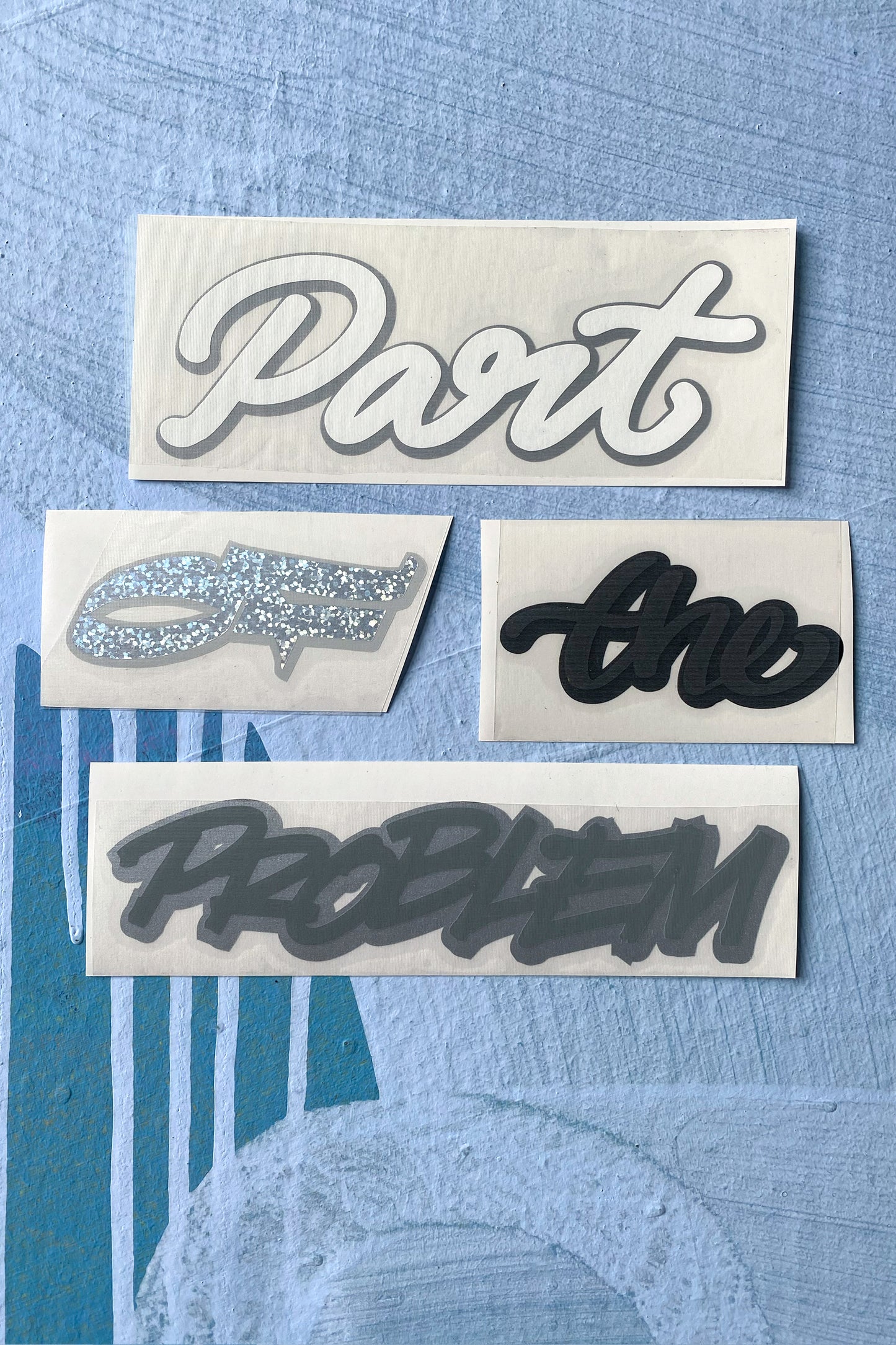 STOHEAD | POTP CLUSTER STICKER SET | BLACK & GREY