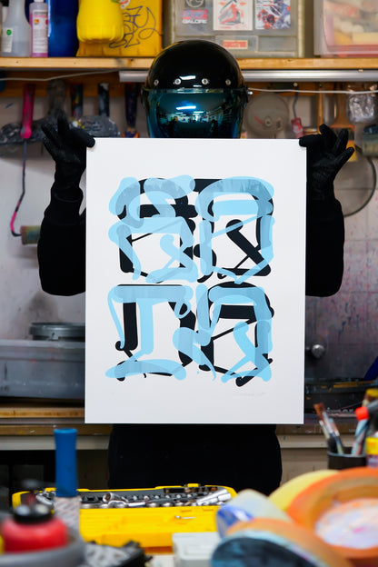 STOHEAD | KEIN ENDE BLUE EDITION | SILKSCREEN PRINT