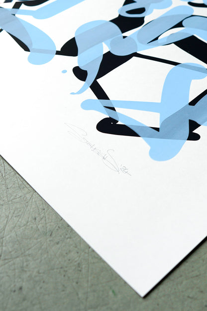 STOHEAD | KEIN ENDE BLUE EDITION | SILKSCREEN PRINT