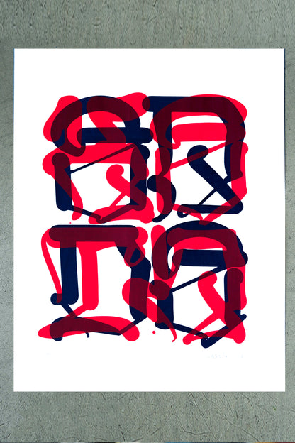 STOHEAD | KEIN ENDE RED EDITION | SILKSCREEN PRINT