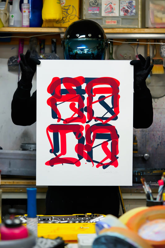 STOHEAD | KEIN ENDE RED EDITION | SILKSCREEN PRINT